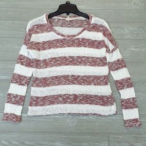 3/$20 Kirra women's stripe sweater size m